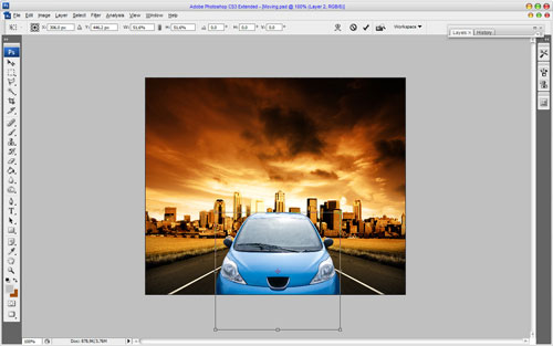 Car Moving Effect image 4