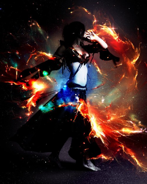 Design an Awesome Space Dancer Scene with Nebula Texture in Photoshop image 8