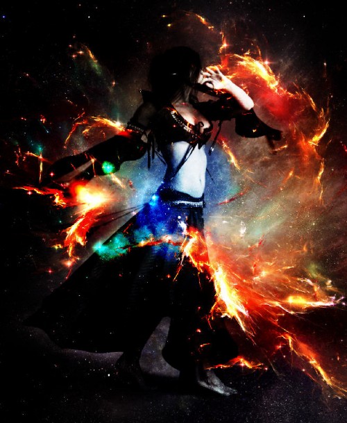 Design an Awesome Space Dancer Scene with Nebula Texture in Photoshop image 12