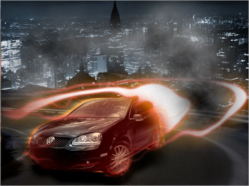 Create a Dramatic Car Speeding Scene image 19