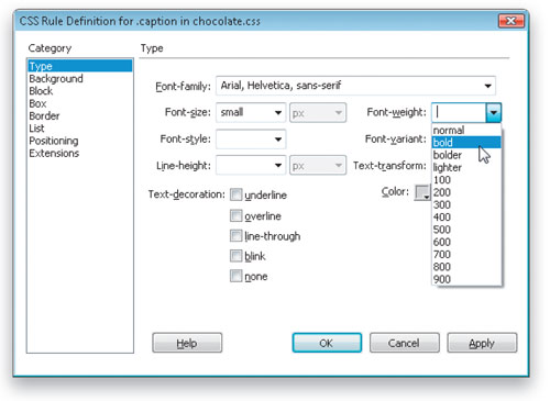 Update Your HTML Tables to CSS in Dreamweaver image 8