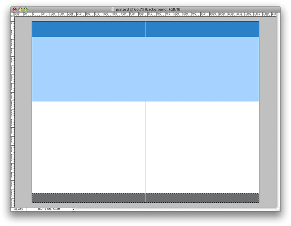 Create a web 2.0 layout in Photoshop image 1