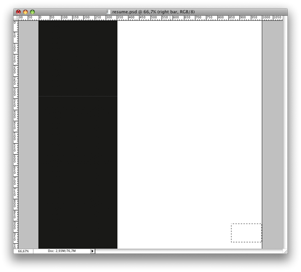 Create an astonishing resume with Adobe Photoshop image 1