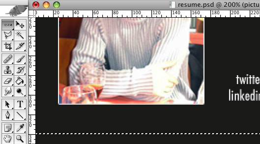 Create an astonishing resume with Adobe Photoshop image 5