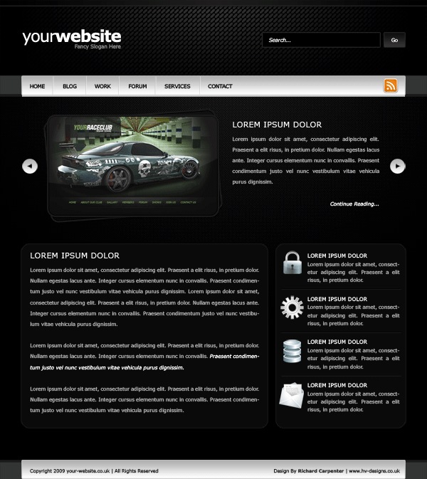 Dark Layout #2 Tutorial: Final Result