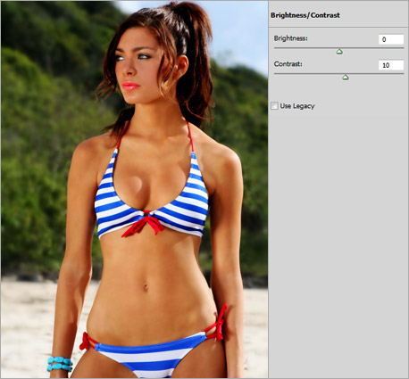 Professional Photo Retouching Bikini Model image 10