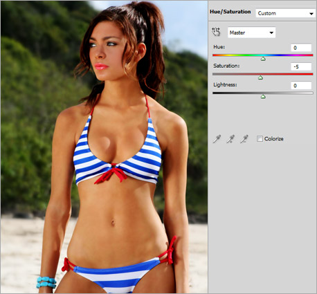 Professional Photo Retouching Bikini Model image 11