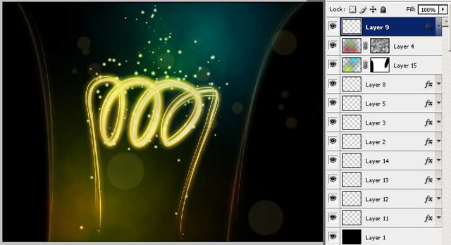 Drawing an Abstract Lightbulb image 8