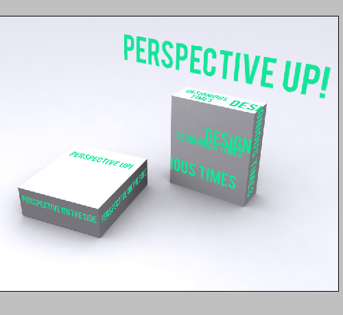 Perspective up! Vanishing Point Tutorial: Final Result