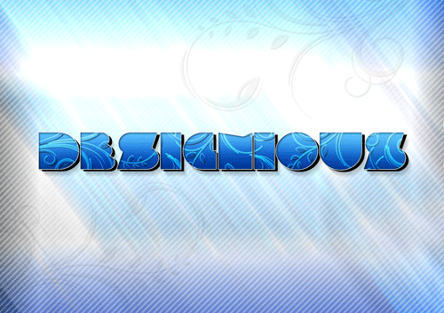 Create a Bright Floral Text Effect Tutorial: Final Result