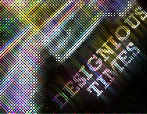 Glittery Sparkles Effect Tutorial: Final Result