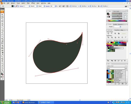 How to create a paisley seamless vector pattern image 1