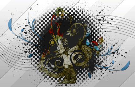 Creating an Amazing Layout using Texture image 24