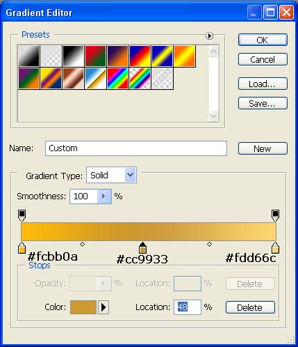 Golden Web Button image 4