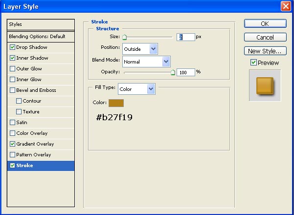 Golden Web Button image 5