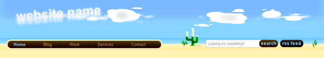 Create Beach Header Tutorial: Final Result