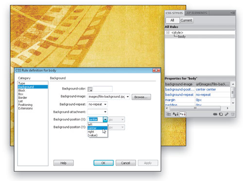 Add Depth and Dimension in Dreamweaver CS4 image 2
