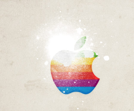 How To Create a Retro Apple Wallpaper in Photoshop image 12