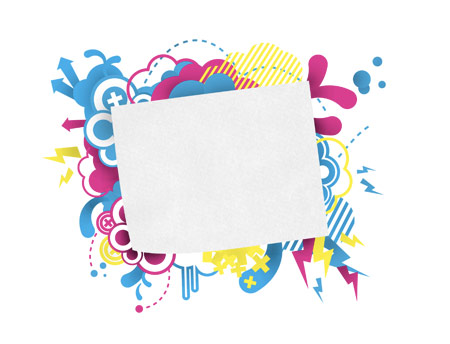 Create a Bright Retro Grunge Vector Illustration image 22