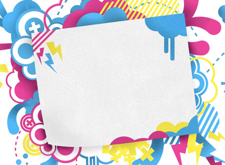 Create a Bright Retro Grunge Vector Illustration image 28