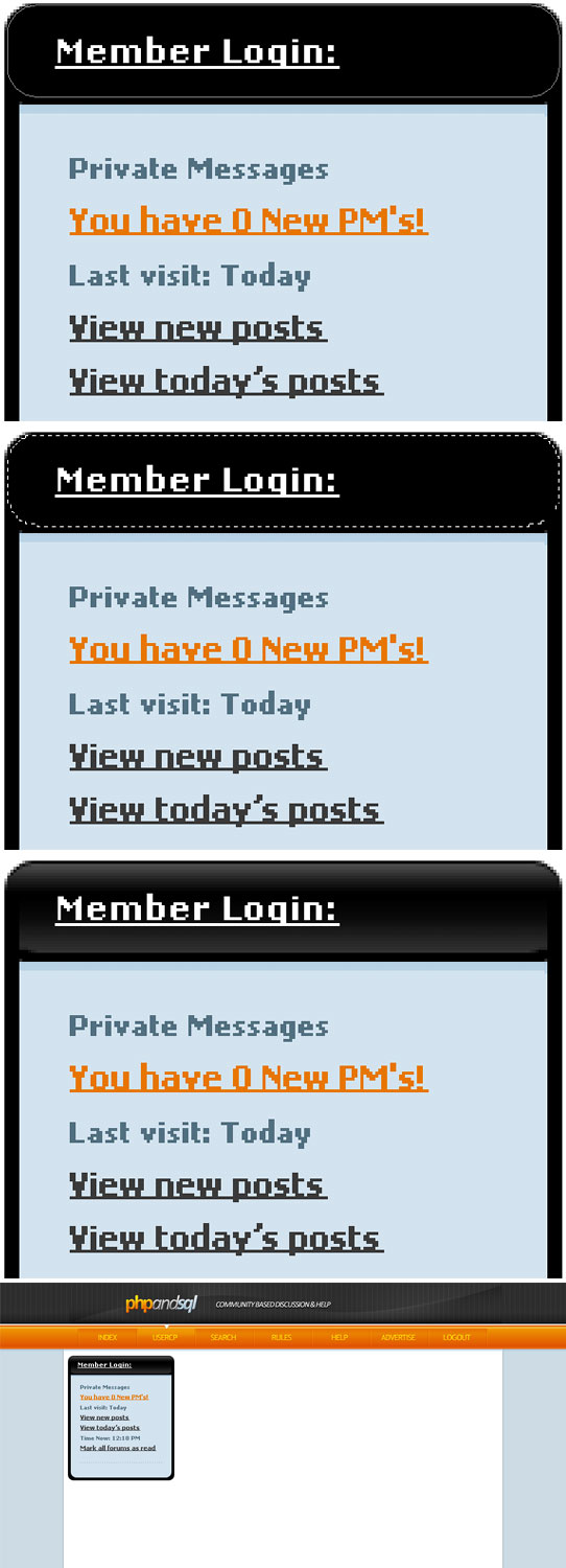 Create a Forum Layout using Photoshop image 32