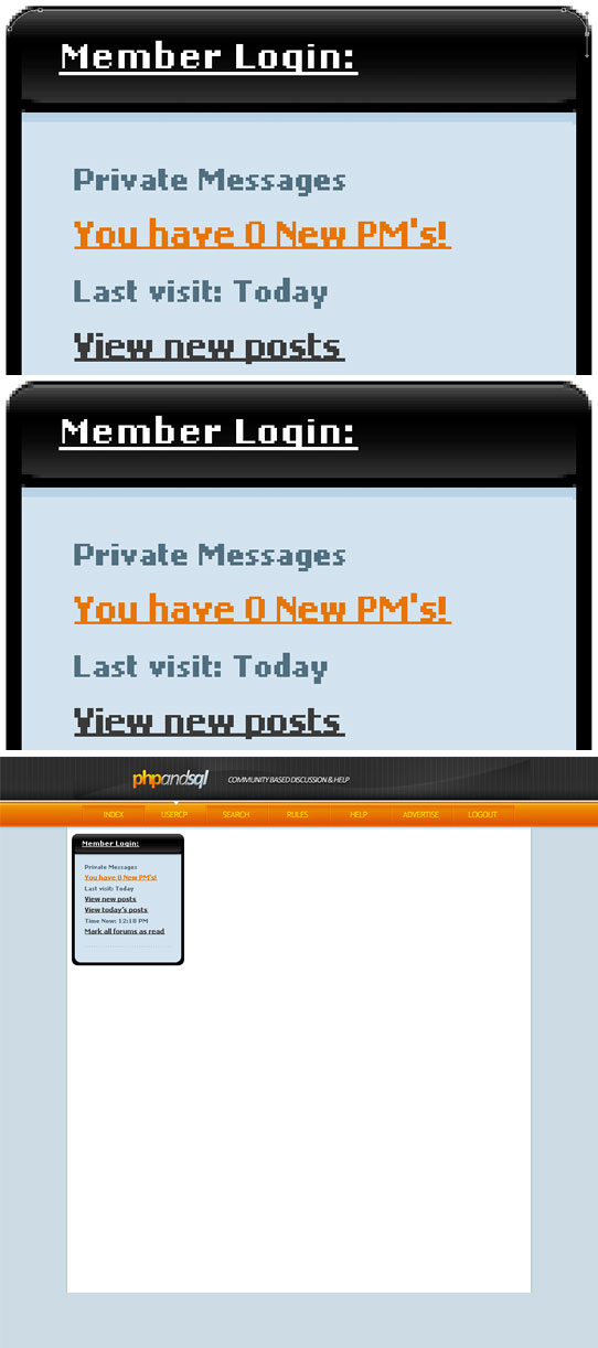 Create a Forum Layout using Photoshop image 33