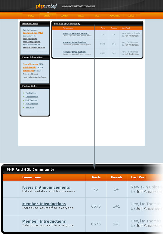 Create a Forum Layout using Photoshop image 35