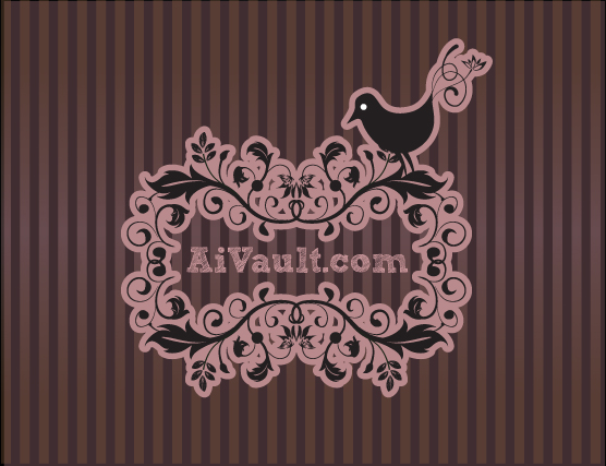 Create a Cool Floral Monogram using Floral Brushes