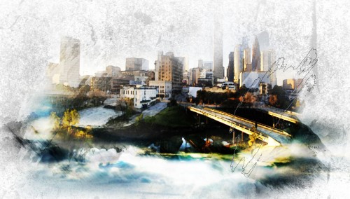 Design an Awesome Watercolour Style 'City on Cloud' Artwork in Photoshop image 21