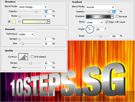 Creating Colorful Disco Lines Effect  image 17