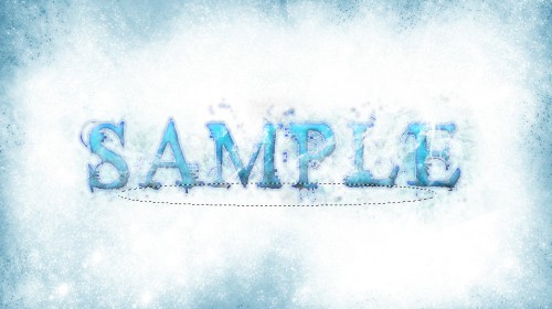 Design a Chilling and Icy Text Effect in Photoshop image 25