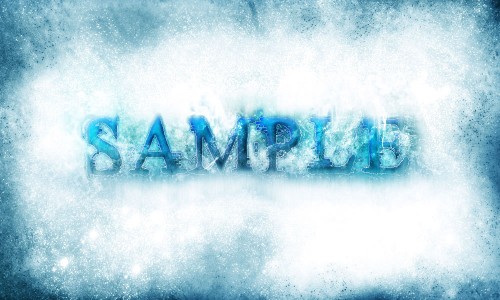 Design a Chilling and Icy Text Effect in Photoshop image 32