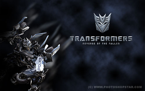 Transformers Movie Wallpaper Tutorial: Final Result