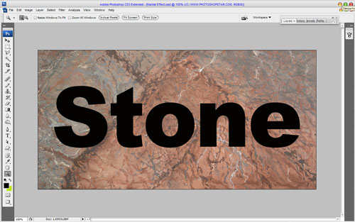 Creating Cool Marble Text Effect image 1