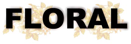 Floral Text Wallpaper image 7