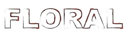 Floral Text Wallpaper image 4