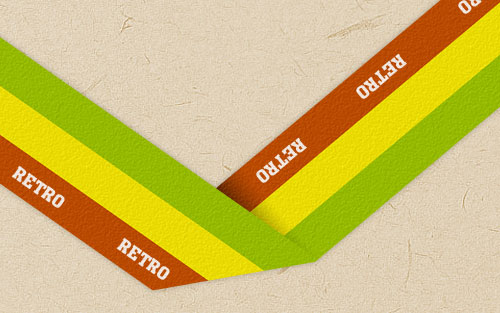 Design a Retro Style Ribbon image 16