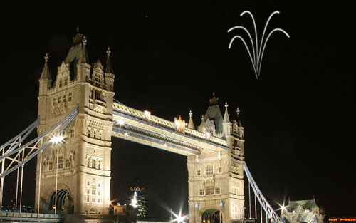 Add Cool Fireworks to the Photo image 7