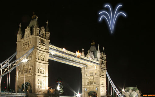 Add Cool Fireworks to the Photo image 9