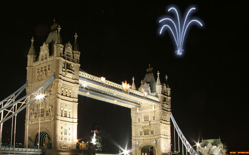 Add Cool Fireworks to the Photo image 11