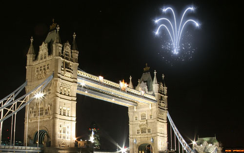 Add Cool Fireworks to the Photo image 17