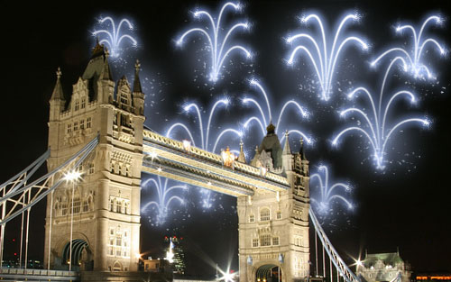 Add Cool Fireworks to the Photo image 19