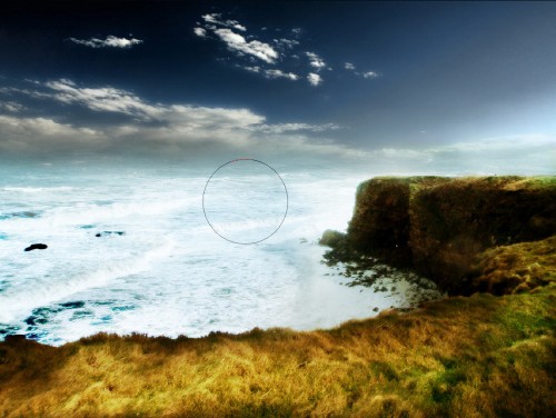 Design a Surreal Ancient Ruin and Coastal Island Scenery in Photoshop image 9