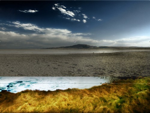 Design a Surreal Ancient Ruin and Coastal Island Scenery in Photoshop image 8