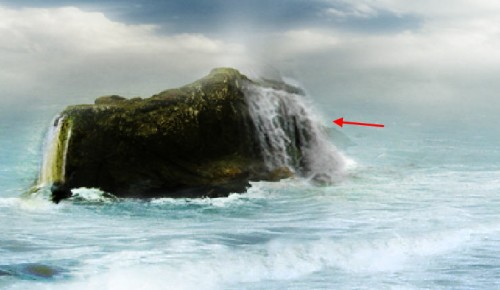 Design a Surreal Ancient Ruin and Coastal Island Scenery in Photoshop image 26