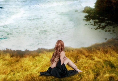 Design a Surreal Ancient Ruin and Coastal Island Scenery in Photoshop image 35
