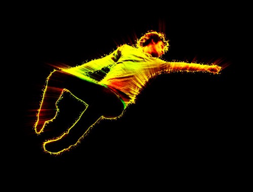 Create an Abstract Style, Vibrant Jumping Man Scene in Photoshop image 15