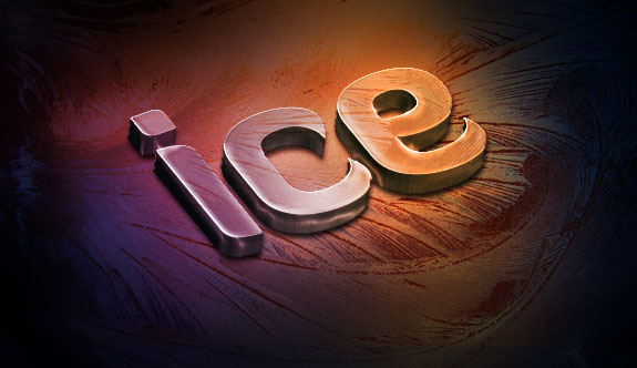 Design a Slick 3D Ice Text Effect image 24