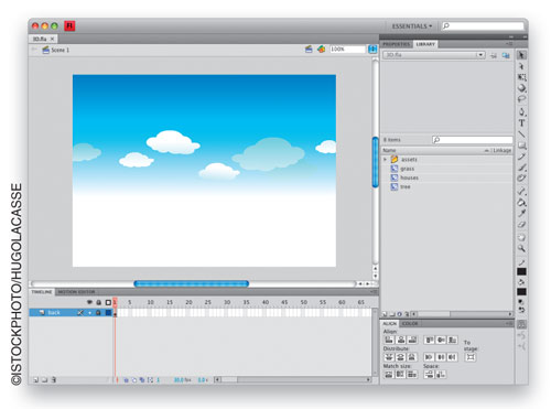 Create a Classic 3D effect -Parallax- with Flash CS4 image 1
