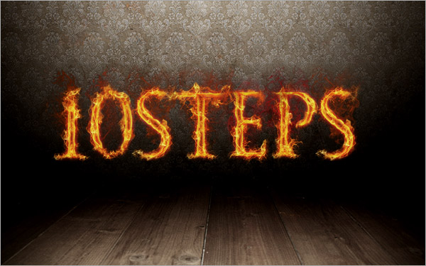 Create a Stunning Text on Wild Fire Effect image 14